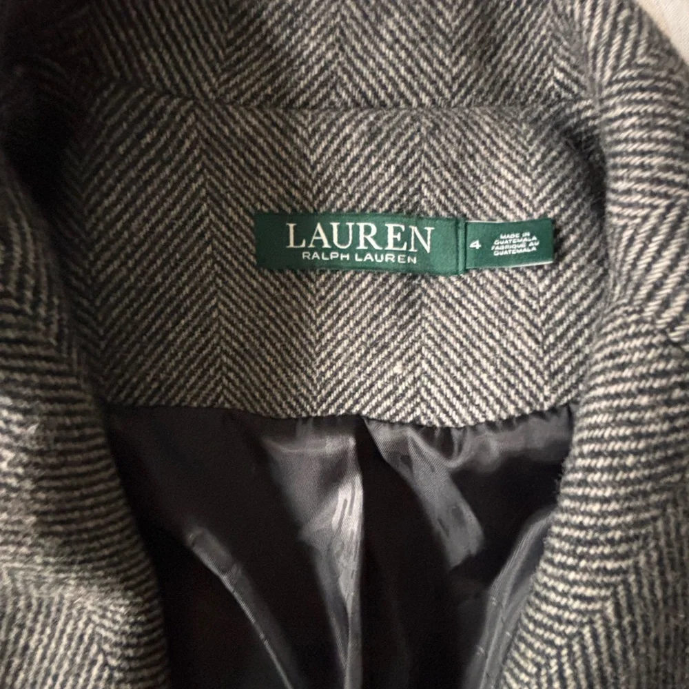 Gray Ralph Lauren Wool Blend Coat - Picture 4 of 4